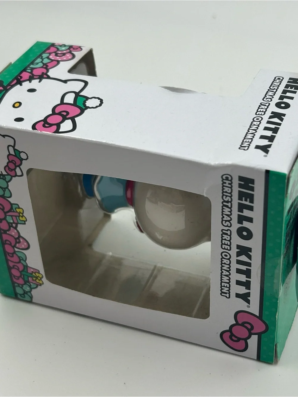 Hallmark Sanrio Hello Kitty Christmas Tree Ornament Ice Skating Pink Blue 2019